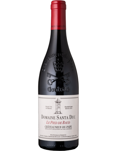 Châteauneuf du Pape Domaine Santa Duc Pied de Baud rouge 2021 75 cl