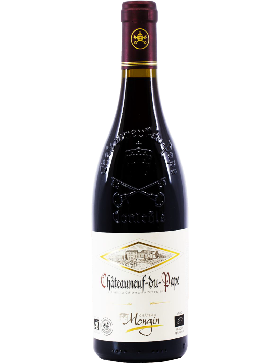 Châteauneuf-du-Pape Château Mongin rouge 2019 75cl 